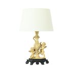 Klassieke Cherubijn Lamp A. Santini Tafellamp Italy Fifties 40Cm thumbnail 2