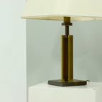 Willy Rizzo Style Brass And Copper Table Lamp 1970s thumbnail 7