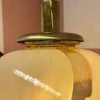 Italian Murano Glass Swirly Donut Hanging Light thumbnail 14