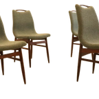 Set 4 Eetkamerstoelen Stoelen Vintage 'burgerwei' thumbnail 12