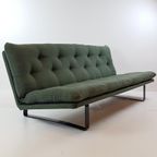 Artifort Sofa C684 Kho Liang Le Groene Ploegstof Wol thumbnail 3