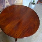 Klassieke Engelse Til Top Bijzettafel, Wijntafel, Whiskey Tafel, Afm, 75x75cm En 75cm Hoog. thumbnail 6