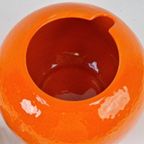 Vintage Oranje Sinaasappel Terrine / Punch Bowl Keramiek '60 thumbnail 8