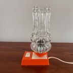 Vintage Oranje Bedlampje. Jaren 70 Mid Century Tafellamp thumbnail 5