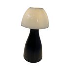 Table Lamp With Glass Top And Black Ceramic Base - Model ‘Leryd’ - Rare Ikea B0310 - Design By Ri thumbnail 3