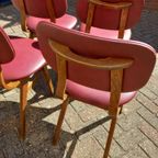 4 Retro / Vintage Stoelen Jaren 60 Pastoe / Scandinavisch thumbnail 5