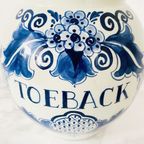 Delftsblauwe Tobacco Pot 1950 Velsen Keramiekfabriek thumbnail 5
