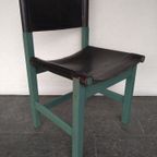 6X Vintage Eettafel Stoelen thumbnail 8