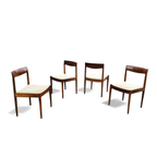 4 X Scandinavian Teak Dining Chairs / 1970s thumbnail 12