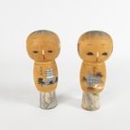Vintage - Japan - Kokeshi - Aantal 13 - Design Umeyoshi Yamgishi - 1950-1970 thumbnail 6