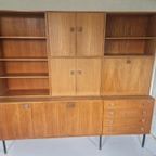 O.m.f. Modulair Wand Meubel Vintage Design Teak thumbnail 11