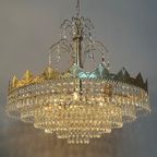 Vintage Xl Design Kristallen Kroonluchter Kristal Zakkroonluchter Hanglamp thumbnail 5