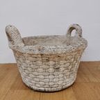 Brocante Franse Stenen Tuinvaas, Bloempot Tuinpot Steen 404 thumbnail 4