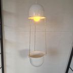 Vintage Woja Design Lamp Met Bloempot. thumbnail 5