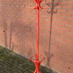 Staande Brocante Kapstok Rood thumbnail 5