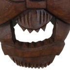 Vintage Houten Wandmasker Masker Hout Wanddecoratie thumbnail 7