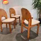 Vintage Scandinavische Stoelen Set. (Glostrup Denemarken) thumbnail 14