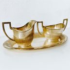 Verzilverd Art Deco Roomstel 1920’s thumbnail 4