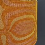 Round Table Lamp With Orange Shade 1960S thumbnail 9