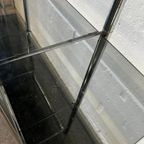 Vintage Staande Rek / Vitrine / Etagere In Chroom thumbnail 9