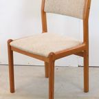 Set Van 4 Niels O Möller Stoelen 'Egemosedam' Deens Design thumbnail 18