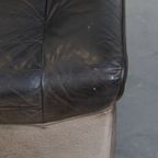 Grijze Lederen Vintage Design Fauteuil Uit De Jaren ’70 thumbnail 9