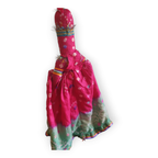 Kleurrijke Marionet Pop Uit India 2 Zijdig ( Man Én Vrouw) thumbnail 6