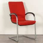 Vergaderstoel	Ahrend 230, Rood, Slede Frame thumbnail 2