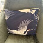 Hd Collection, Kussen Met Kraanvogel Print thumbnail 3
