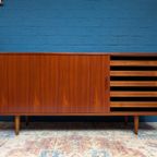 Vintage Lowboard Uit De Jaren 60, Deens Midcentury Dressoir thumbnail 5