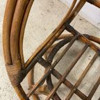 Vintage Bamboo Rotan Eenzit / Clubzetel / Fauteuil / Stoel thumbnail 7