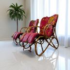 Set Van 2 Vintage Rotan Fauteuils / Eenzitjes Rohé thumbnail 2