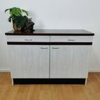 Vintage Mid Century Formica Keukenkast Wandkast Dressoir thumbnail 2