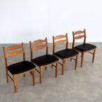 Brutalist Eetkamerstoelen | Vintage Stoelen | Jaren 60 | (5) thumbnail 6
