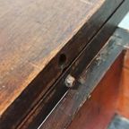Vintage Antieke Uitschuifbare Tafel, Karttafel thumbnail 12