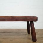 Brutalist Wooden Coffee Table / Bench thumbnail 6