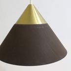 Vintage Metalen Hanglamp - Honsel Leuchten, Jaren, '70 Bruin, Goud | 01171 thumbnail 5
