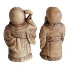 Vier Japanse Netsuke-stijl Beeldjes, Franse Reproductie thumbnail 11