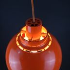 Iconische Oranje Plastic Space Age Lamp Van Nordisk Solar Compagny Ontworpen Door K. Kewo *** Jar thumbnail 9