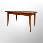 Vintage Eettafel Teak Uitschuifbaar thumbnail 9