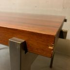 Eettafel "pali" Met Verlengstuk Van Louis Van Teeffelen Voor Wébé 1960. thumbnail 4