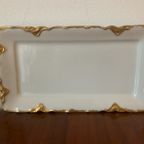 Vintage Porselein Serveerschaal Van Limoges Lebatard | Kerst thumbnail 6