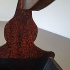 Hand Paint Decorated Magazine Holder 1960s thumbnail 7