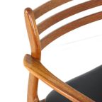 Set 5 + 1 Deense Vintage Eetkamerstoelen Stoelen thumbnail 13
