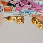 Aziatische Vazen Groot Model 46cm Kleurrijk, Set Chinese Vaas. thumbnail 8