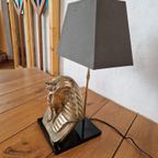 Hollywood Regency Tafel Lamp Farao Deknudt Jansen Stijl. thumbnail 7