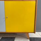 Yellow And Grey Jiri Jiroutek Sideboard Model U450 Dub 1960 For Interier Praha thumbnail 9