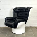 Vintage Longhi Elda Chair Draaifauteuil Van Joe Colombo thumbnail 2