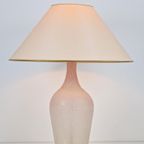 Xl Vintage Fles Tafellamp Vloerlamp Frosted Glas Italië '70 thumbnail 4