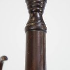 Charmante, Sierlijke Staande Bentwood Vintage Kapstok/ Parapluhouder In Thonet Stijl thumbnail 8